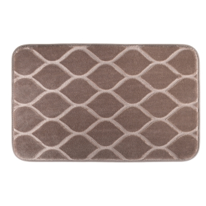 Dywanik łazienkowy WAVE 50x80cm taupe